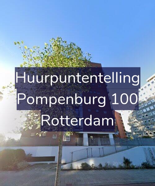 Foto gevel Huurpuntentelling voor Pompenburg 100, Rotterdam