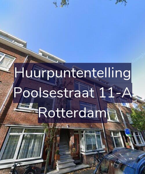 Foto gevel Huurpuntentelling voor Poolsestraat 11-A, Rotterdam