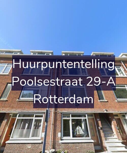 Foto gevel Huurpuntentelling voor Poolsestraat 29-A, Rotterdam
