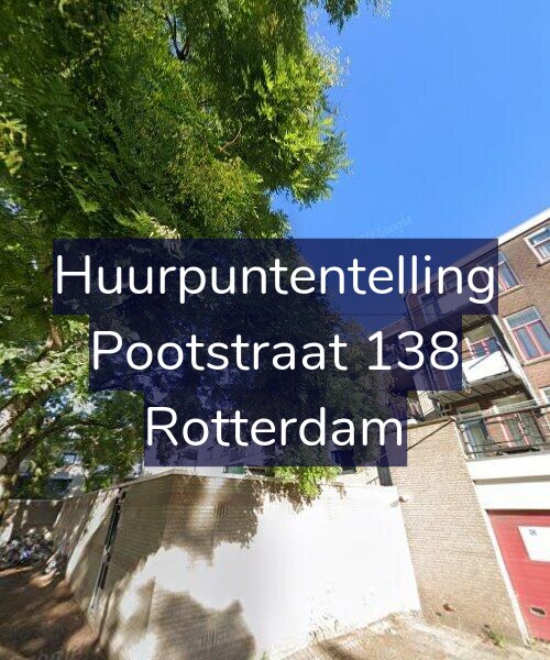 Foto gevel Huurpuntentelling voor Pootstraat 138, Rotterdam