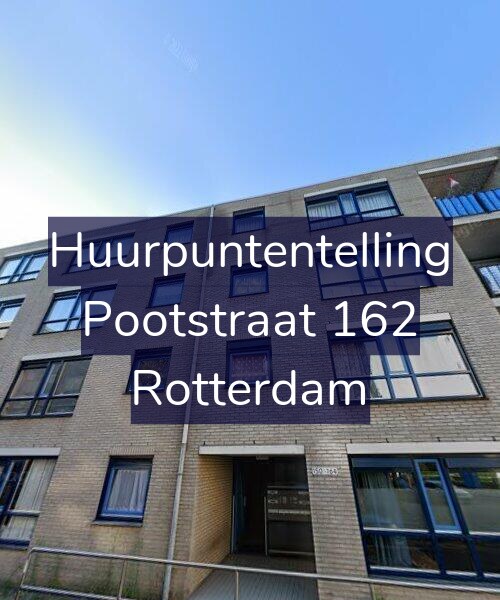 Foto gevel Huurpuntentelling voor Pootstraat 162, Rotterdam