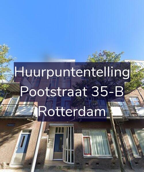 Foto gevel Huurpuntentelling voor Pootstraat 35-B, Rotterdam