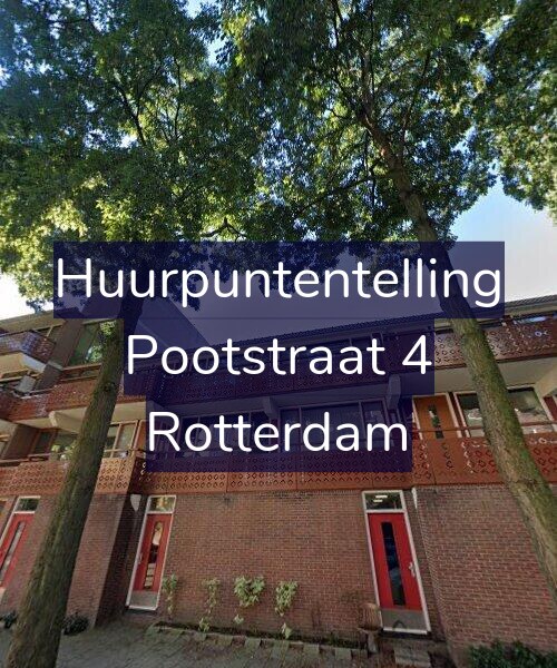Foto gevel Huurpuntentelling voor Pootstraat 4, Rotterdam