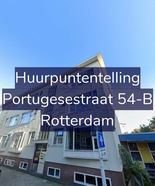 Foto gevel Huurpuntentelling voor Portugesestraat 54-B, Rotterdam