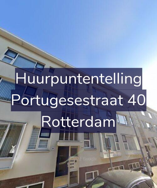Foto gevel Huurpuntentelling voor Portugesestraat 40, Rotterdam