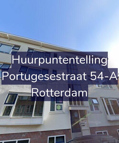 Foto gevel Huurpuntentelling voor Portugesestraat 54-A, Rotterdam