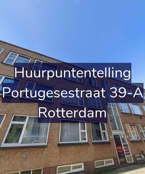 Foto gevel Huurpuntentelling voor Portugesestraat 39-A, Rotterdam