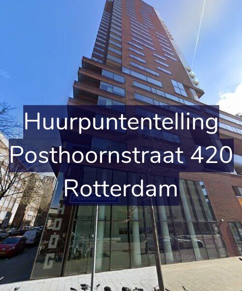Foto gevel Huurpuntentelling voor Posthoornstraat 420, Rotterdam