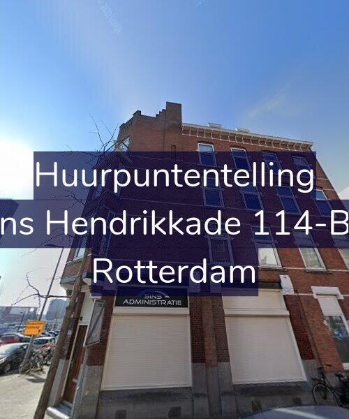 Foto gevel Huurpuntentelling voor Prins Hendrikkade 114-B02, Rotterdam