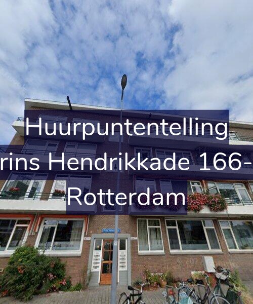 Foto gevel Huurpuntentelling voor Prins Hendrikkade 166-B, Rotterdam
