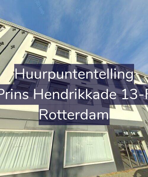 Foto gevel Huurpuntentelling voor Prins Hendrikkade 13-F, Rotterdam