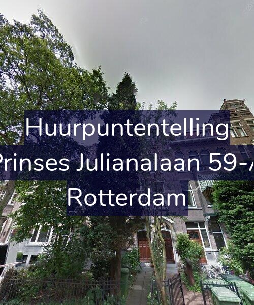 Foto gevel Huurpuntentelling voor Prinses Julianalaan 59-A, Rotterdam