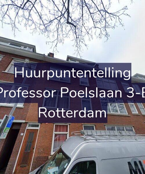Foto gevel Huurpuntentelling voor Professor Poelslaan 3-B, Rotterdam