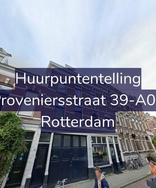 Foto gevel Huurpuntentelling voor Proveniersstraat 39-A01, Rotterdam
