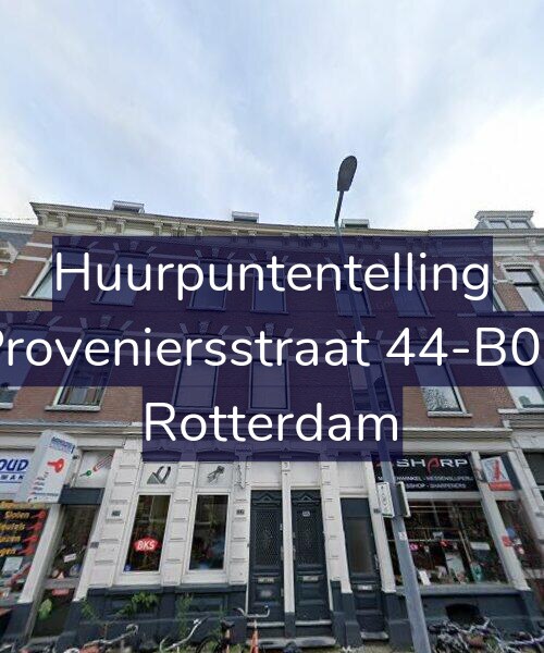 Foto gevel Huurpuntentelling voor Proveniersstraat 44-B01, Rotterdam
