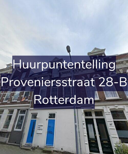 Foto gevel Huurpuntentelling voor Proveniersstraat 28-B, Rotterdam