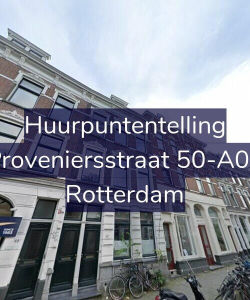 Foto gevel Huurpuntentelling voor Proveniersstraat 50-A01, Rotterdam