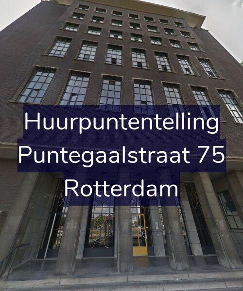 Foto gevel Huurpuntentelling voor Puntegaalstraat 75, Rotterdam