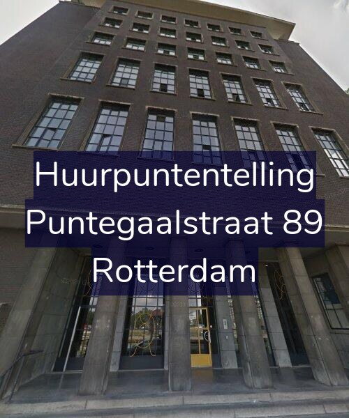 Foto gevel Huurpuntentelling voor Puntegaalstraat 89, Rotterdam