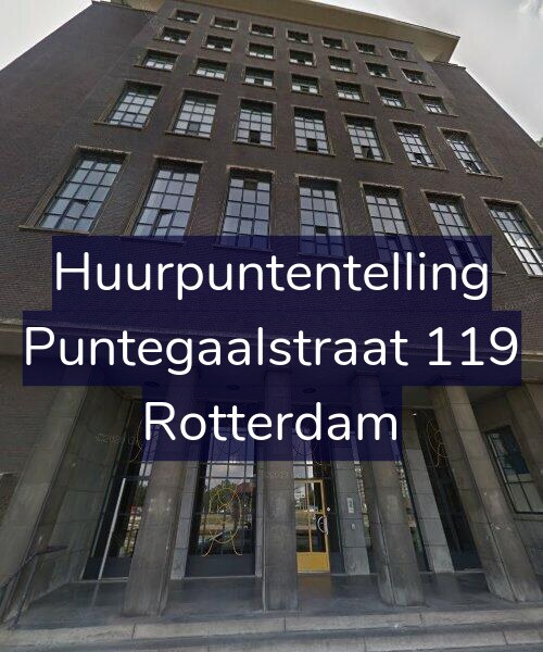 Foto gevel Huurpuntentelling voor Puntegaalstraat 119, Rotterdam