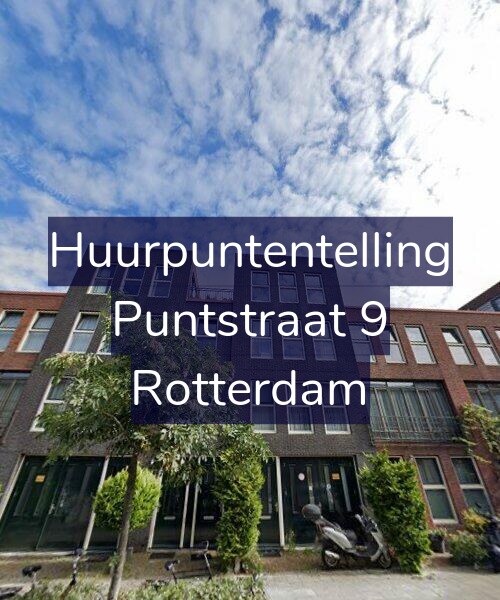 Foto gevel Huurpuntentelling voor Puntstraat 9, Rotterdam