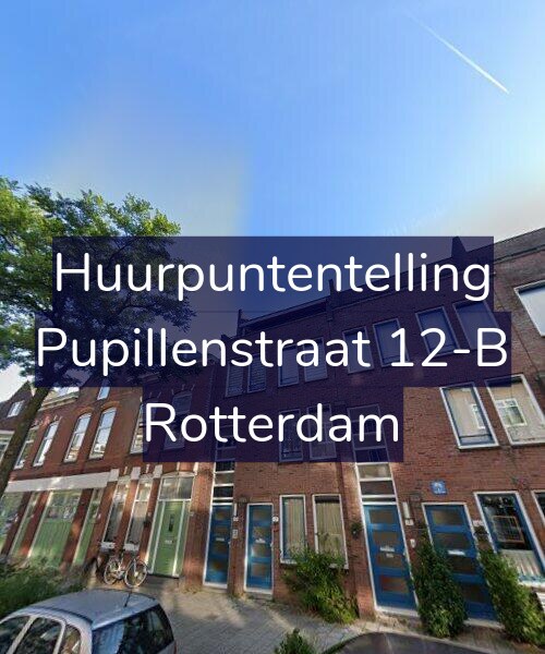 Foto gevel Huurpuntentelling voor Pupillenstraat 12-B, Rotterdam