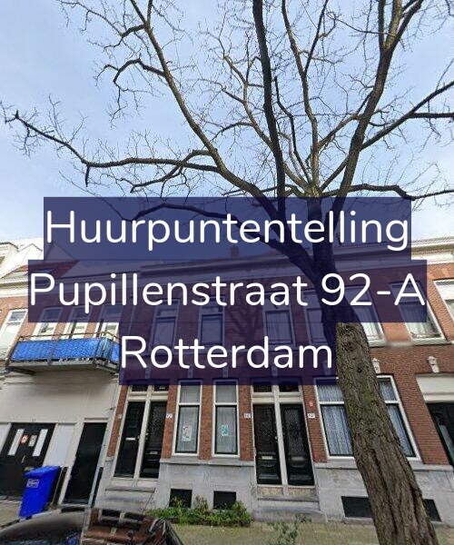 Foto gevel Huurpuntentelling voor Pupillenstraat 92-A, Rotterdam