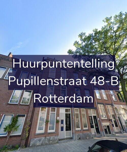 Foto gevel Huurpuntentelling voor Pupillenstraat 48-B, Rotterdam