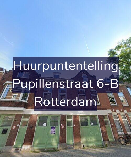 Foto gevel Huurpuntentelling voor Pupillenstraat 6-B, Rotterdam