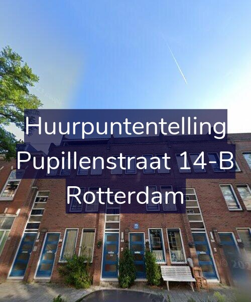 Foto gevel Huurpuntentelling voor Pupillenstraat 14-B, Rotterdam