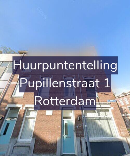 Foto gevel Huurpuntentelling voor Pupillenstraat 1, Rotterdam