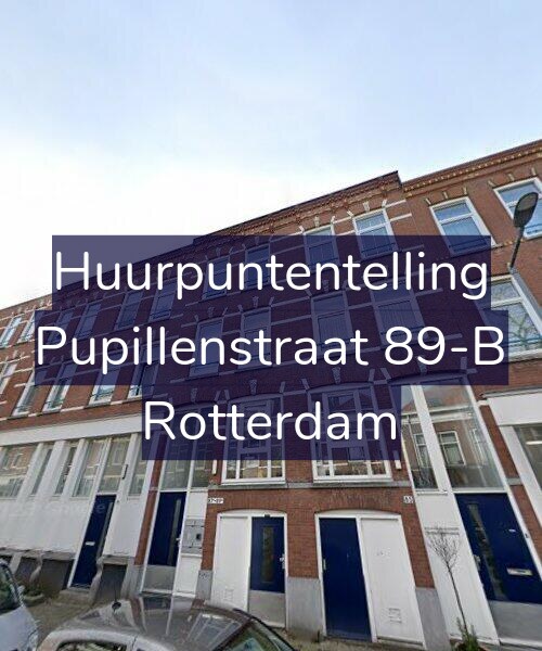 Foto gevel Huurpuntentelling voor Pupillenstraat 89-B, Rotterdam