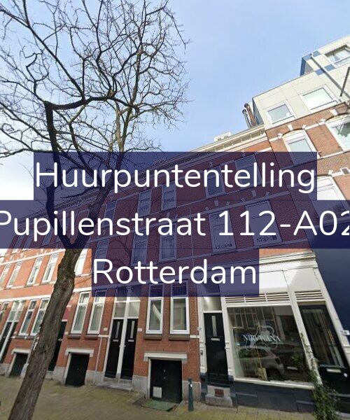Foto gevel Huurpuntentelling voor Pupillenstraat 112-A02, Rotterdam