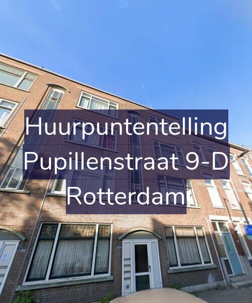Foto gevel Huurpuntentelling voor Pupillenstraat 9-D, Rotterdam