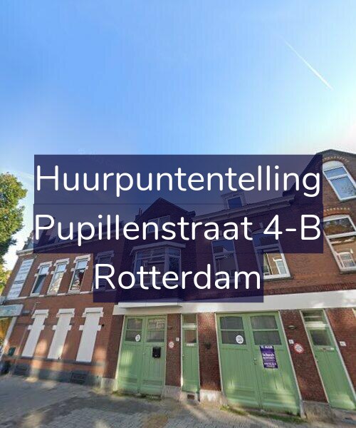 Foto gevel Huurpuntentelling voor Pupillenstraat 4-B, Rotterdam