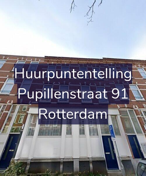 Foto gevel Huurpuntentelling voor Pupillenstraat 91, Rotterdam