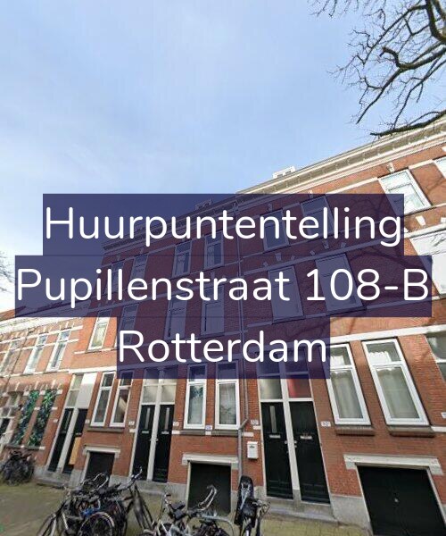 Foto gevel Huurpuntentelling voor Pupillenstraat 108-B, Rotterdam