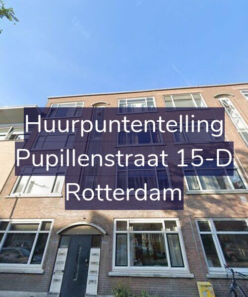 Foto gevel Huurpuntentelling voor Pupillenstraat 15-D, Rotterdam