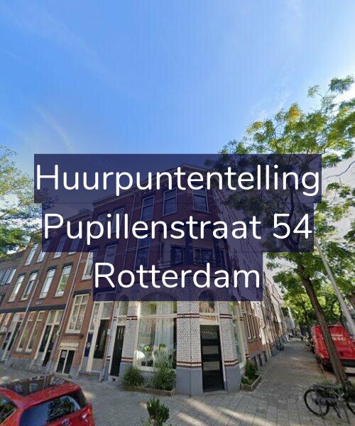 Foto gevel Huurpuntentelling voor Pupillenstraat 54, Rotterdam