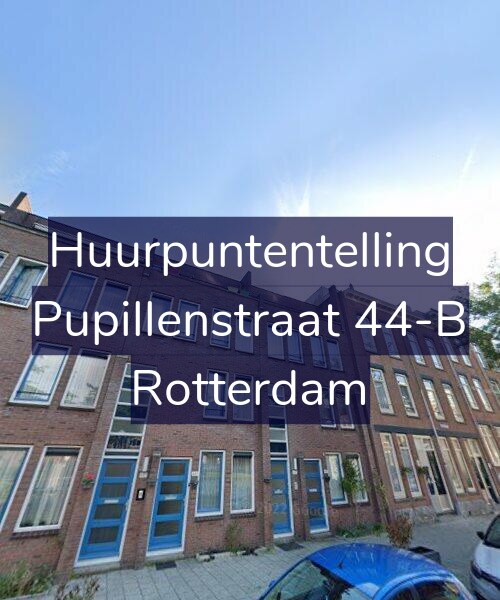Foto gevel Huurpuntentelling voor Pupillenstraat 44-B, Rotterdam