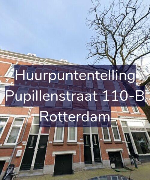 Foto gevel Huurpuntentelling voor Pupillenstraat 110-B, Rotterdam