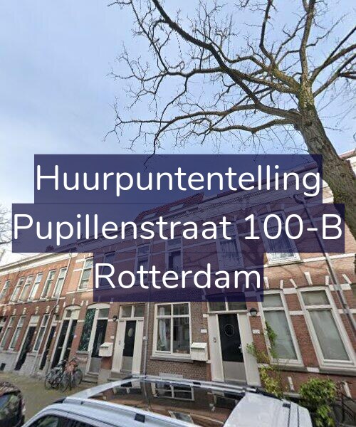 Foto gevel Huurpuntentelling voor Pupillenstraat 100-B, Rotterdam