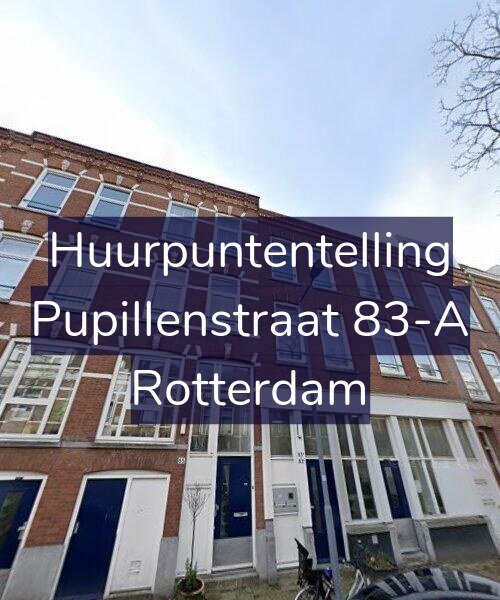 Foto gevel Huurpuntentelling voor Pupillenstraat 83-A, Rotterdam
