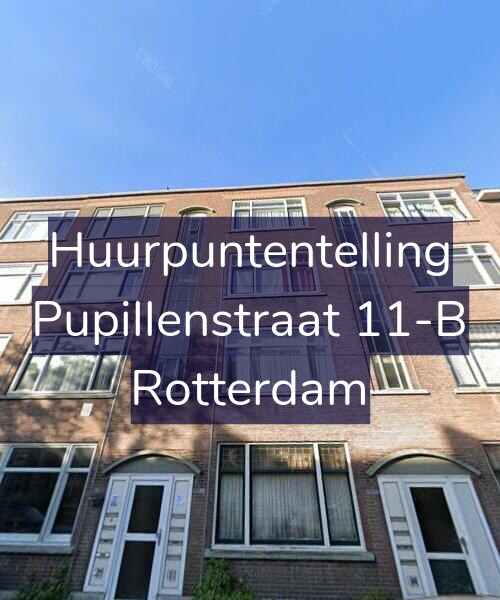 Foto gevel Huurpuntentelling voor Pupillenstraat 11-B, Rotterdam
