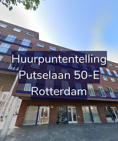 Foto gevel Huurpuntentelling voor Putselaan 50-E, Rotterdam