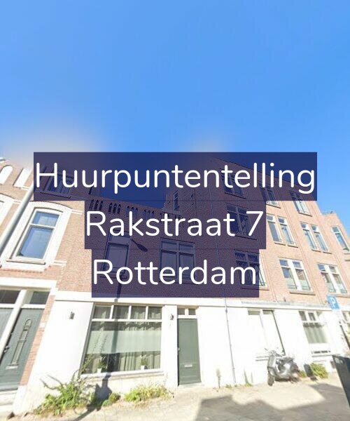 Foto gevel Huurpuntentelling voor Rakstraat 7, Rotterdam