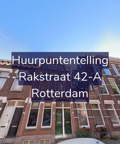 Foto gevel Huurpuntentelling voor Rakstraat 42-A, Rotterdam