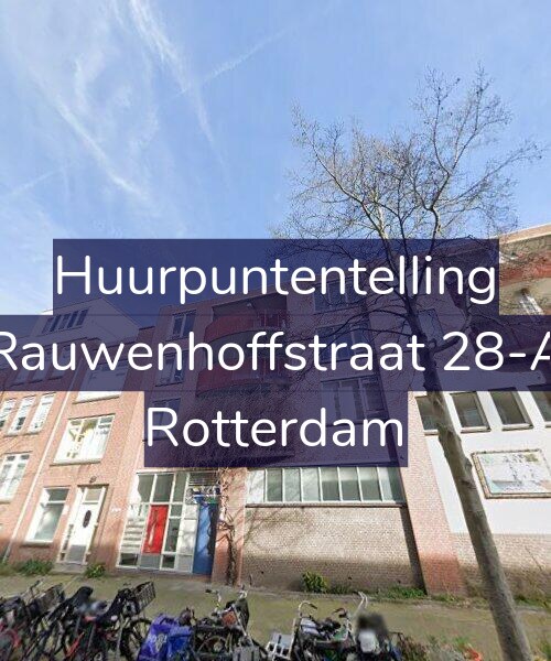 Foto gevel Huurpuntentelling voor Rauwenhoffstraat 28-A, Rotterdam