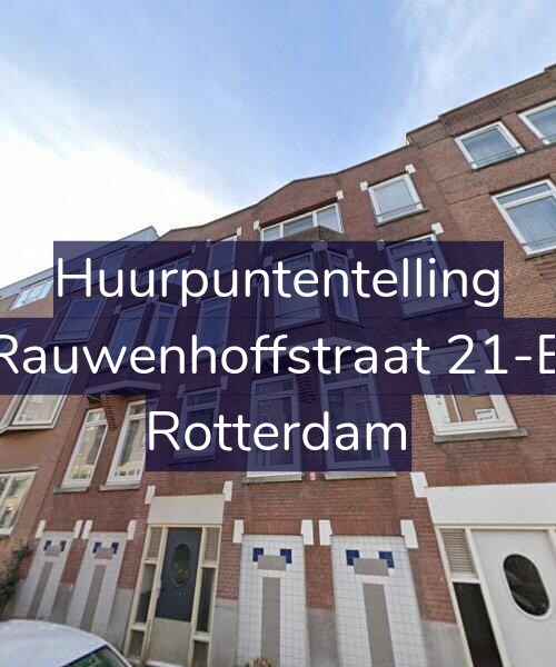 Foto gevel Huurpuntentelling voor Rauwenhoffstraat 21-B, Rotterdam