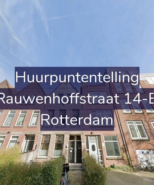 Foto gevel Huurpuntentelling voor Rauwenhoffstraat 14-B, Rotterdam